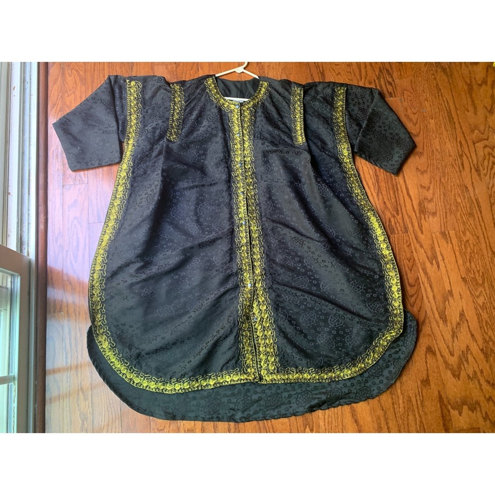 The African Village One Size Fit Most Kaftan Short Dress